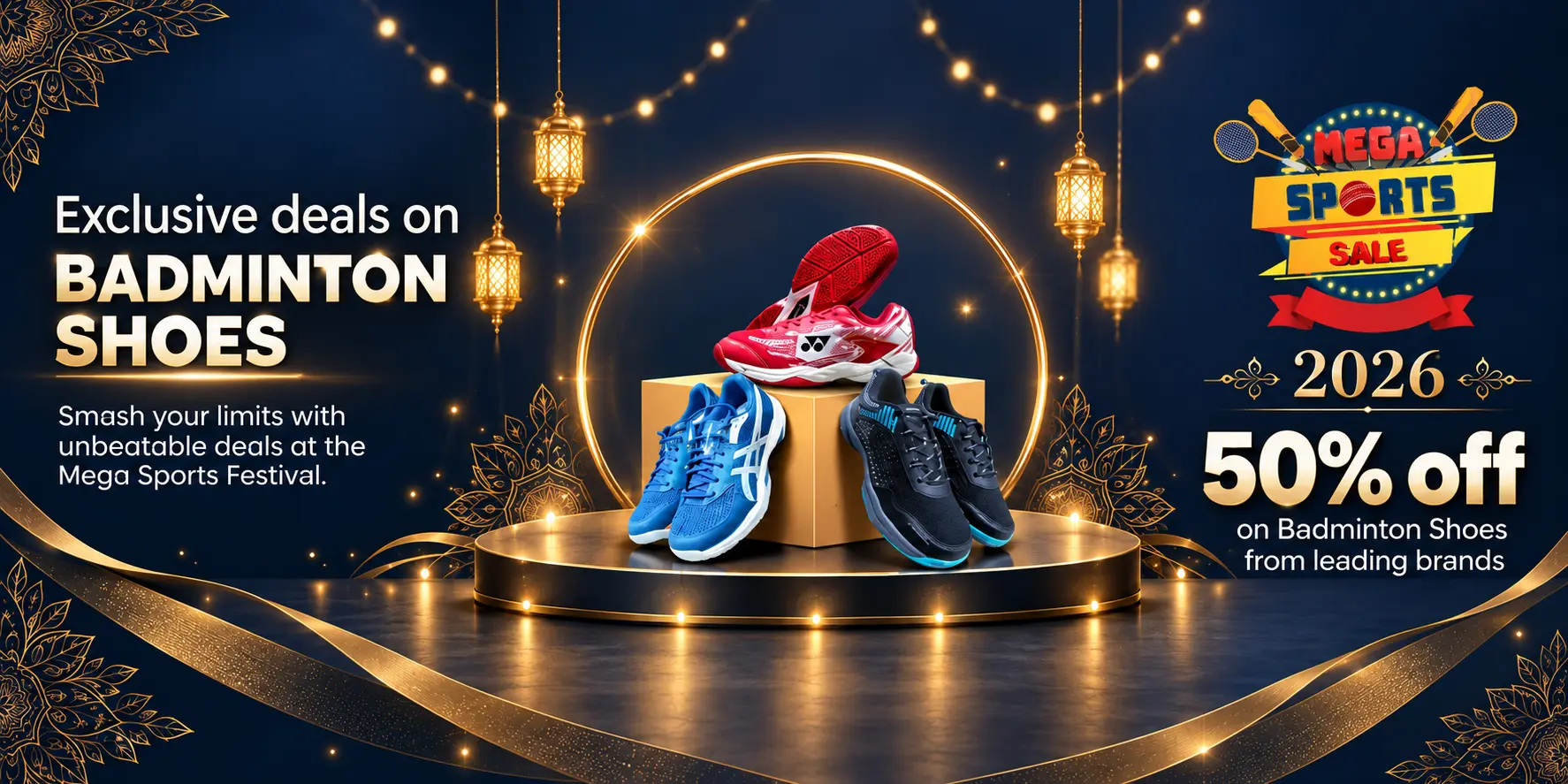 Badminton Shoes Mega Sports Sale 2026